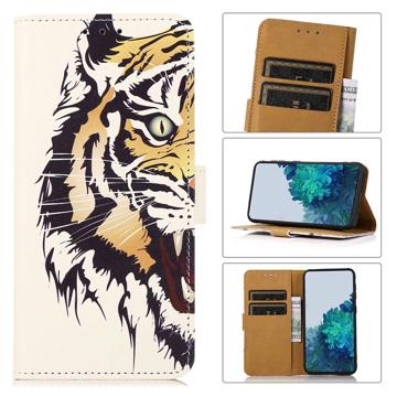 Glam Series Samsung Galaxy A04 Wallet Case - Tiger
