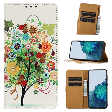 Nothing Phone (2) Glam Series Wallet Case - Flowering Tree / Colorful