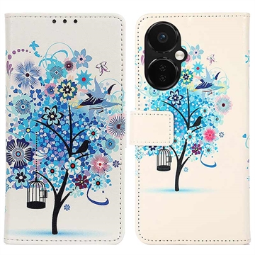 Glam Series OnePlus Nord CE 3 Lite/N30 Wallet Case - Flowering Tree / Blue
