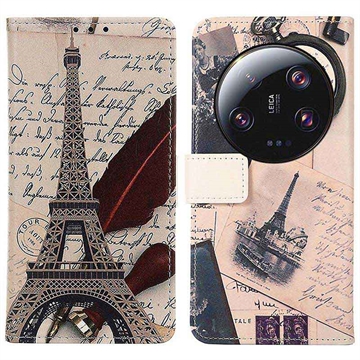 Glam Series Xiaomi 13 Ultra Wallet Case - Eiffel Tower