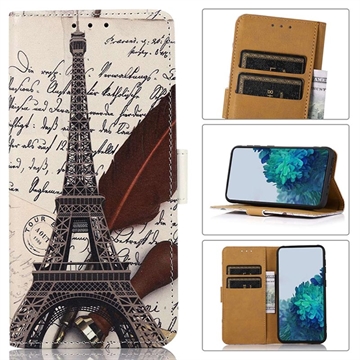 Glam Series OnePlus 10T/Ace Pro Wallet Case - Eiffel Tower