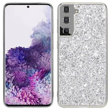 Glitter Series Samsung Galaxy S23 5G Hybrid Case - Silver