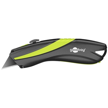 Goobay Safety Knife - Black / Green