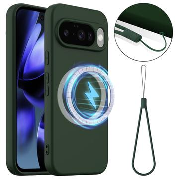 Google Pixel 10 Liquid Silicone Case - MagSafe Compatible - Dark Green