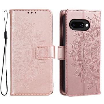 Google Pixel 10a Mandala Series Wallet Case - Pink