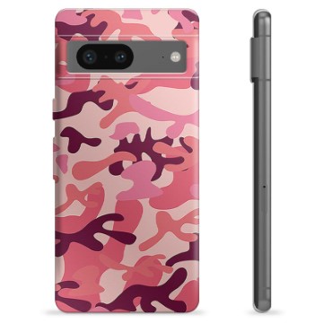 Google Pixel 7 TPU Case - Pink Camouflage