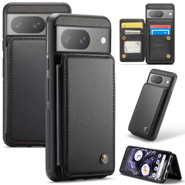 Google Pixel 8 Caseme C22 Case RFID Card Wallet - Black