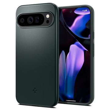 Google Pixel 9 Pro XL Spigen Thin Fit Hybrid Case - Dark Green