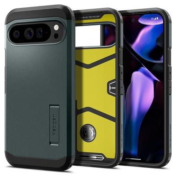 Google Pixel 9 Pro XL Spigen Tough Armor Case - Dark Green