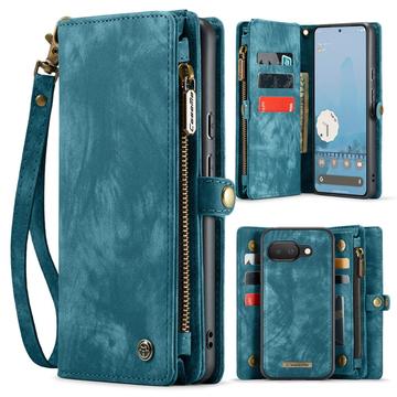 Google Pixel 9a Caseme 008 2-in-1 Multifunctional Wallet Case - Blue