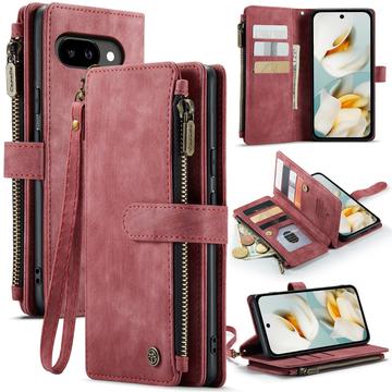 Google Pixel 9a Caseme C30 Multifunctional Wallet Case - Red