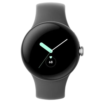 Google Pixel Watch (GA04303-DE) 41mm LTE - Silver / Charcoal
