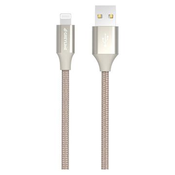 GreyLime Braided USB-A / Lightning Cable - MFi Certified - 1m - Beige