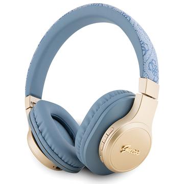 Guess 4G Script Logo Bluetooth Headphones - Blue