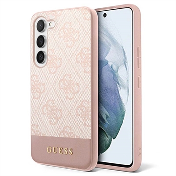 Guess 4G Stripe Samsung Galaxy S23 5G Hybrid Case - Pink