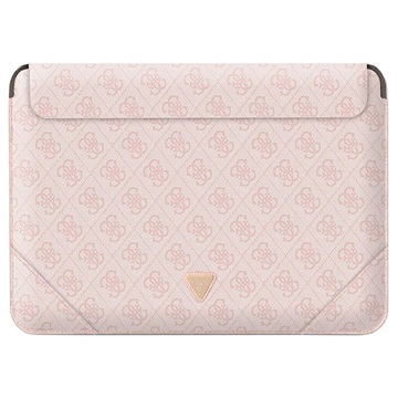 Guess 4G Uptown Triangle Logo Laptop Sleeve - 16 - Pink