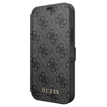 Guess Charms Collection 4G iPhone 12/12 Pro Book Case - Grey