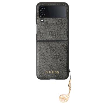 Guess Charms Collection 4G Samsung Galaxy Z Flip4 Case - Grey