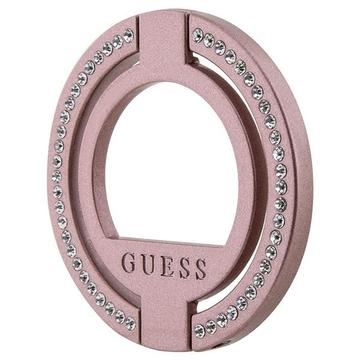 Guess Rhinestones Magnetic Ring Holder / Stand - Pink