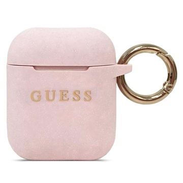 Guess AirPods / AirPods 2 Silicone Case - Pink
