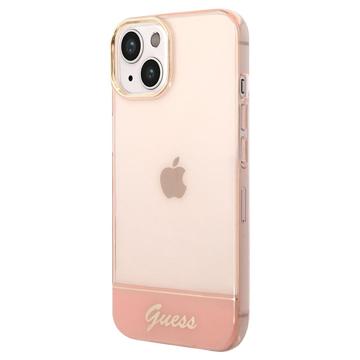 Guess Translucent iPhone 14 Hybrid Case (Open Box - Excellent) - Pink