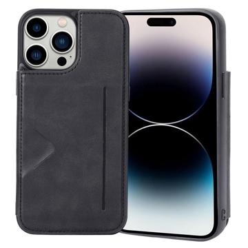 Hanman Mika iPhone 14 Pro Case with Wallet - Black