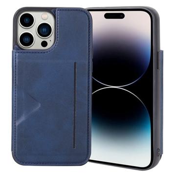 Hanman Mika iPhone 14 Pro Case with Wallet - Blue