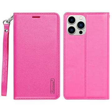 Hanman Minor iPhone 14 Pro Max Wallet Case - Hot Pink