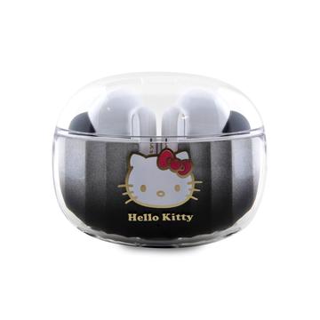 Hello Kitty Gradient Electroplating Logo TWS Earphones - Black