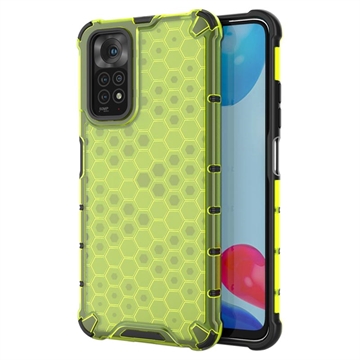 Xiaomi Redmi Note 11/11S Honeycomb Armored Hybrid Case - Green