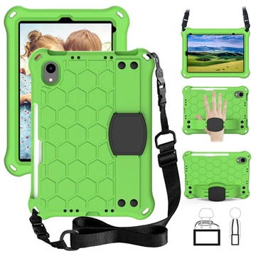 Honeycomb Series EVA iPad Mini (2021) Case - Green