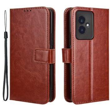 Honor 100 Wallet Case with Stand Feature - Brown