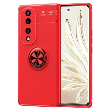 Honor 70 Pro Magnet Ring Grip / Kickstand Case - Red