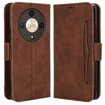 Honor Magic6 Lite/X9b Cardholder Series Wallet Case - Brown