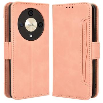 Honor Magic6 Lite/X9b Cardholder Series Wallet Case - Pink