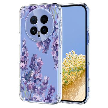 Honor Magic8 Floral Pattern TPU Case - Wisteria