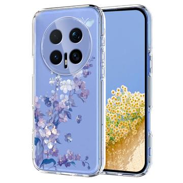 Honor Magic8 Pro Floral Pattern TPU Case - Purple
