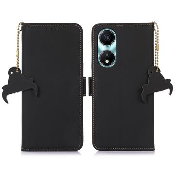 Honor X5 Plus Wallet Leather Case with RFID - Black