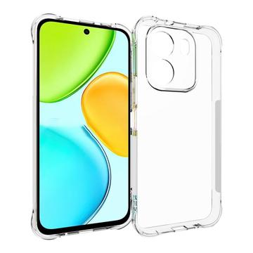 Honor X6e Shockproof Silicone Case - Transparent