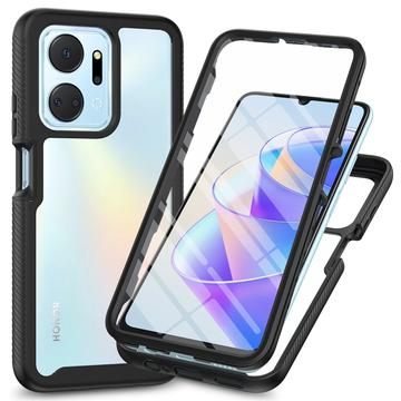 Honor X7a 360 Protection Series Case - Black / Clear