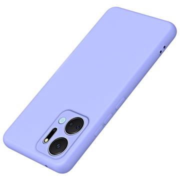 Honor X7a Liquid Silicone Case - Purple