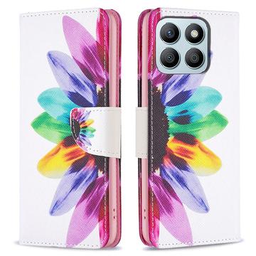 Honor X8b Wonder Series Wallet Case - Flower
