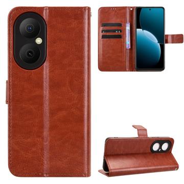 Huawei Enjoy 80 Wallet Case with Stand - Brown