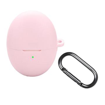 Huawei FreeBuds 6 Silicone Case with Carabiner - Pink