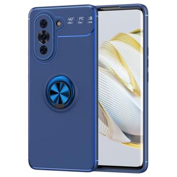 Huawei Nova 10 TPU Case with Ring Holder - Blue