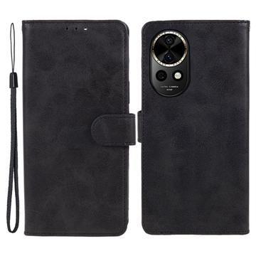 Huawei Nova 12 Pro/12 Ultra Wallet Case with Magnetic Closure - Black