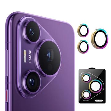 Huawei Pura 70 Pro/70 Pro+ Hat Prince Camera Lens Tempered Glass Protector - Colorful