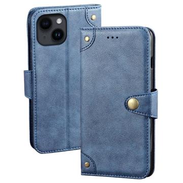 Idewei Business iPhone 14 Wallet Case - Blue