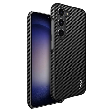 Imak Ruiyi Samsung Galaxy S23+ 5G Coated Case - Carbon Fiber - Black