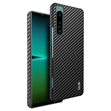 Imak Ruiyi Sony Xperia 5 IV Coated Case - Carbon Fiber - Black